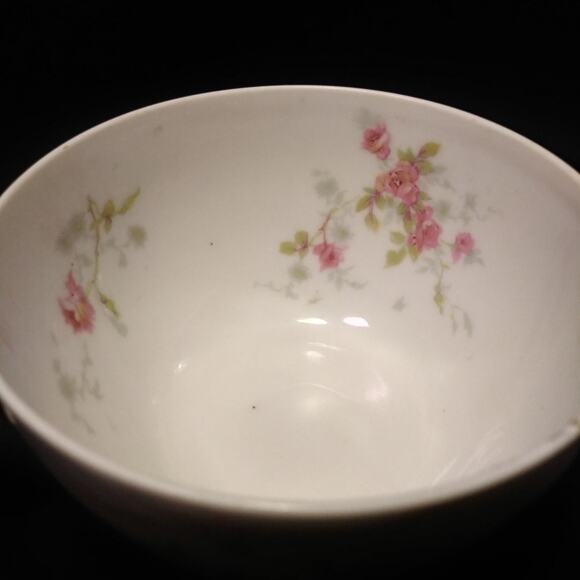 4 Antique Theodore Haviland France Floral Tea Cups - Picture 13 of 15